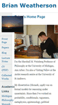 Mobile Screenshot of brian.weatherson.org