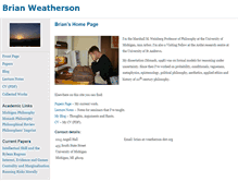 Tablet Screenshot of brian.weatherson.org